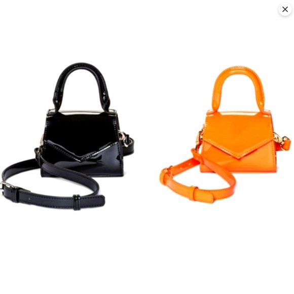 Wild Fable Black Faux Patent Leather Mini Pocket Book - Picture 11 of 11